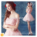 2016 robes sexy en robe de mode de ballon féminin féminin robe de bal de femme robe de fête de rayures roses